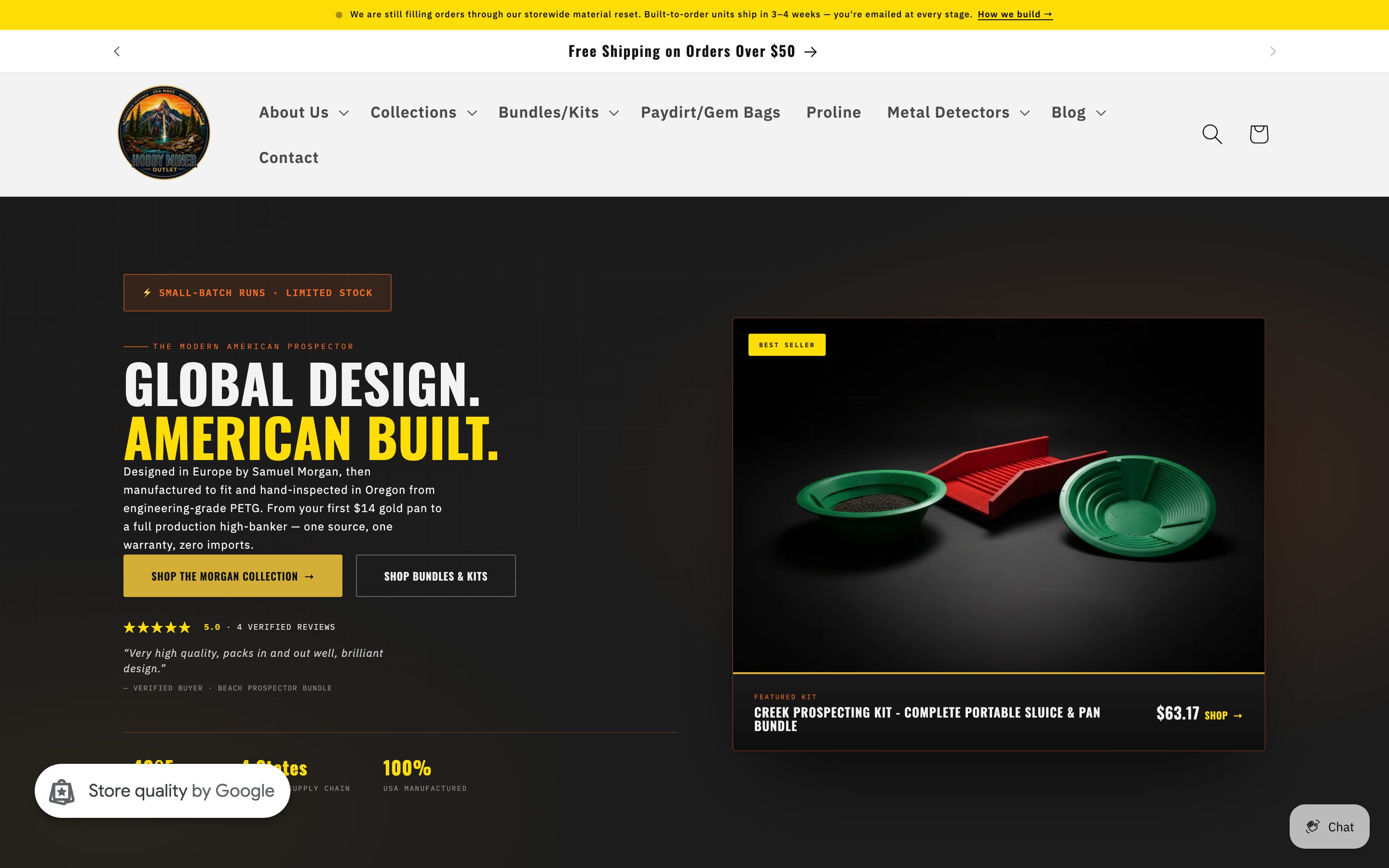 Hobby Miner Outlet — Outdoor E-commerce