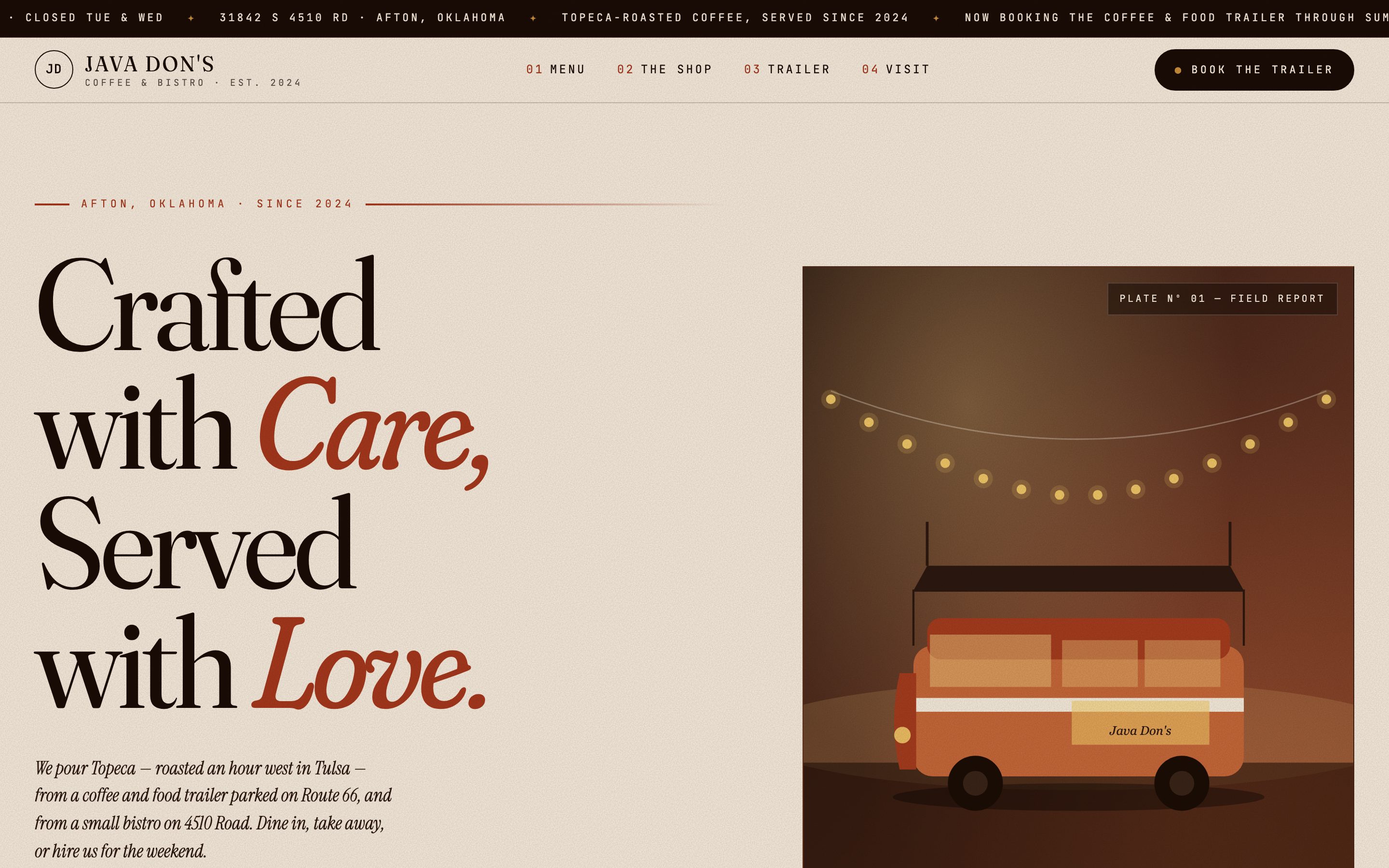 Java Don's Coffee — Coffee & Catering
